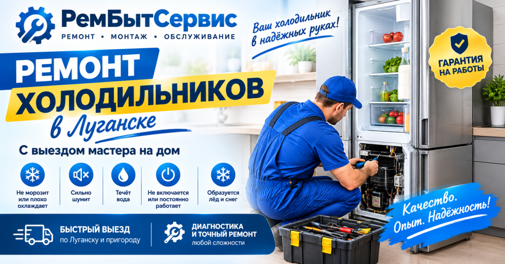 ремонт холодильников Луганск; ремонт холодильника Луганск; ремонт холодильников на дому; мастер по ремонту холодильников Луганск; холодильник не морозит; холодильник плохо морозит; холодильник не включается; холодильник течет; холодильник сильно шумит; холодильник постоянно работает; ремонт холодильника на дому Луганск.
